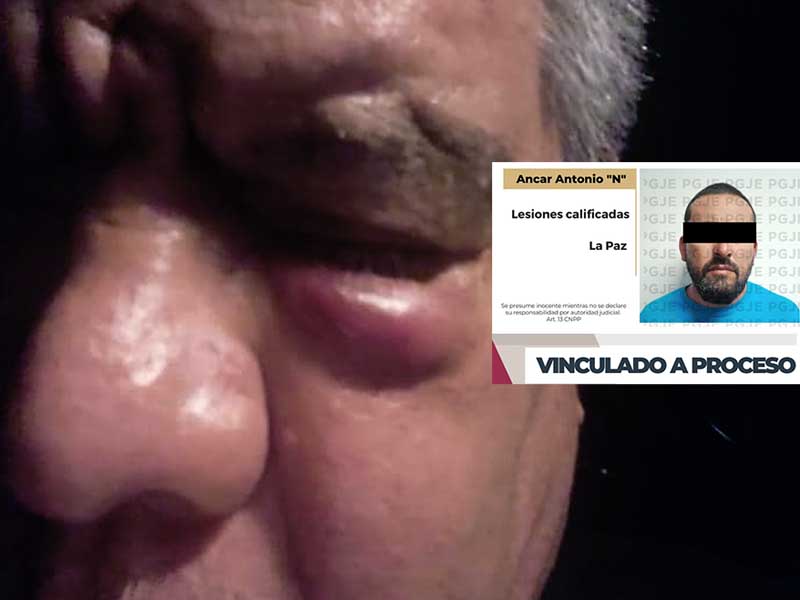 Vinculado a proceso por agredir a reportero en BCS