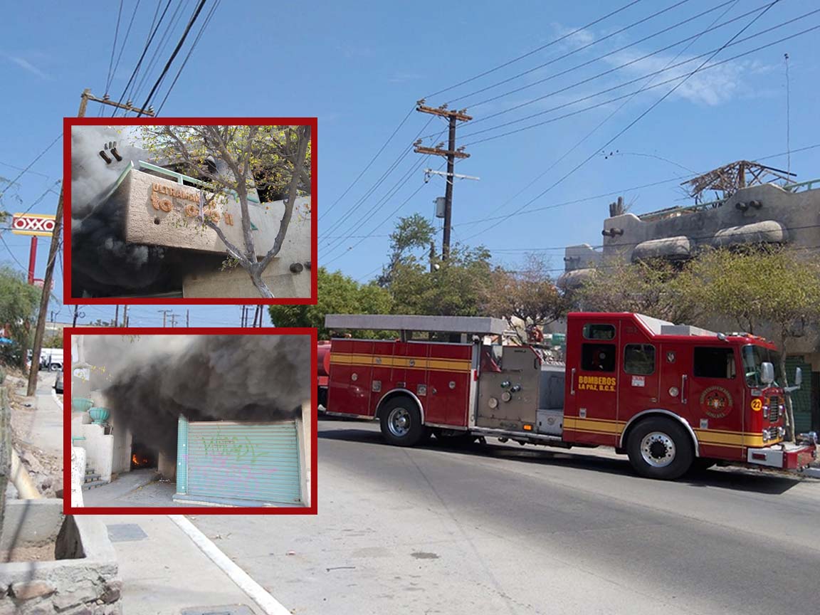 Ultramarinos abandonado “Tabaco II” se incendió