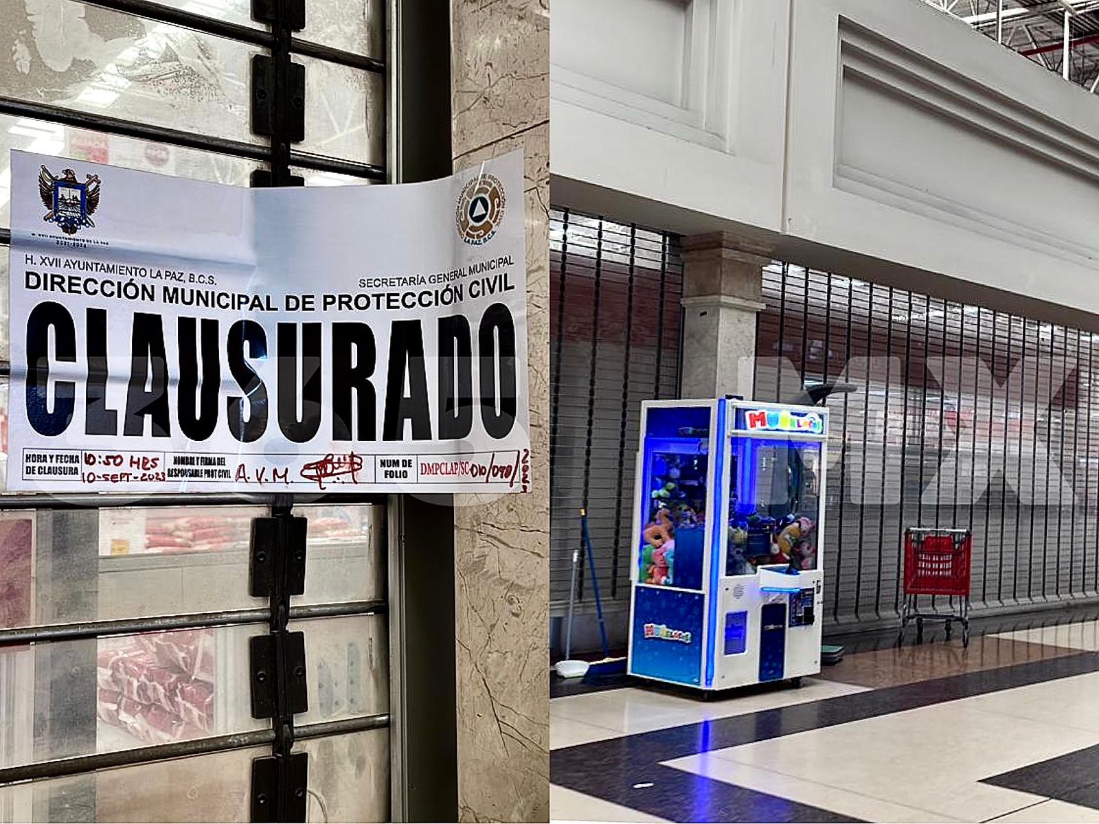 Clausuran tienda Soriana Forjadores