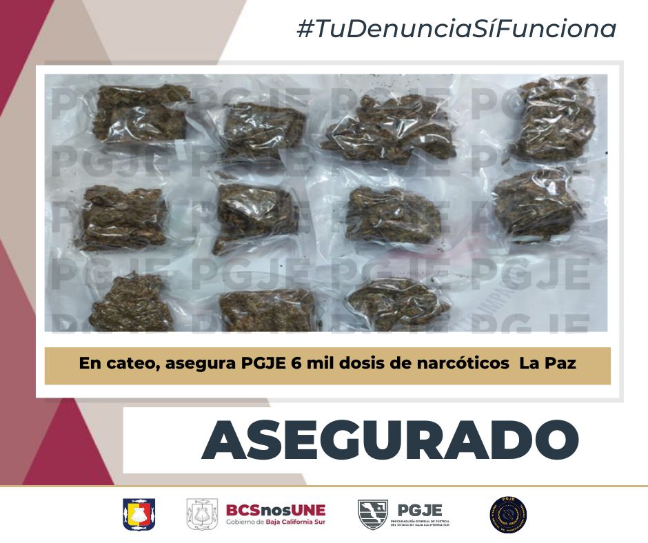 Aseguran 6  mil dosis de presunta droga en colonia arboledas