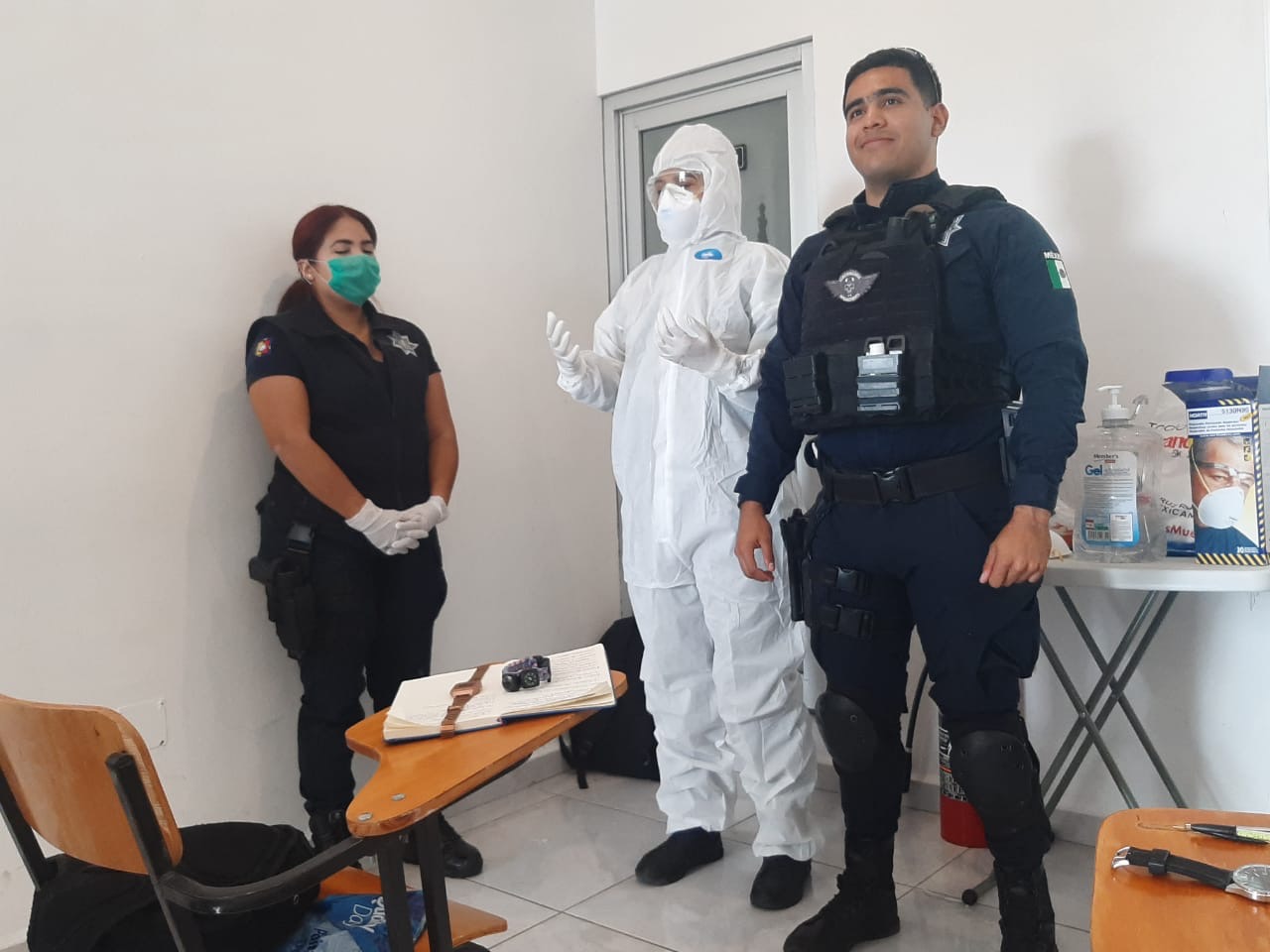 Capacitan a Policías en materia de salud