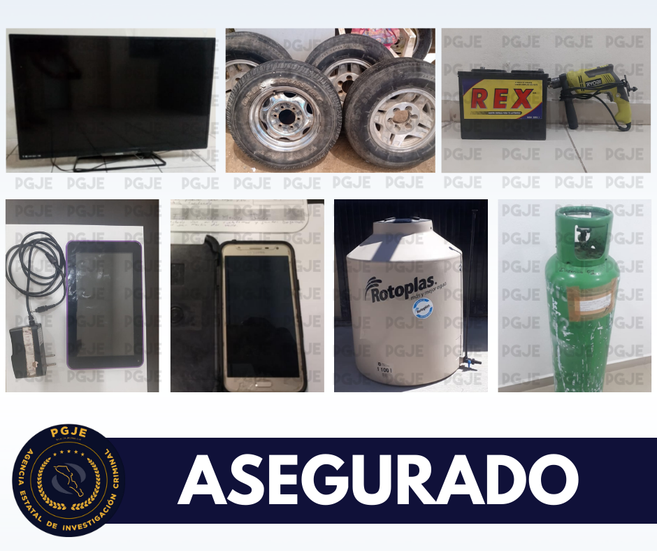 Recuperan objetos robados