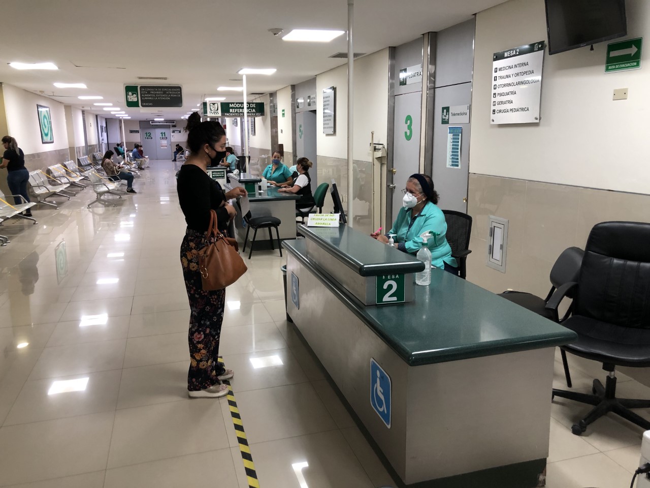 Refuerza IMSS medidas de sana distancia en unidades de salud