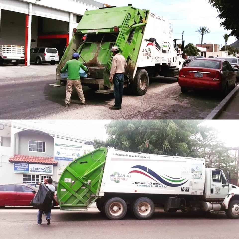 Se reanuda el servicio de recolección de basura en La Paz